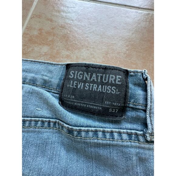 Signature by Levi Strauss & Co S37 /SLIM Jeans Men size 34X 30 (28" inseam) - Picture 6 of 12